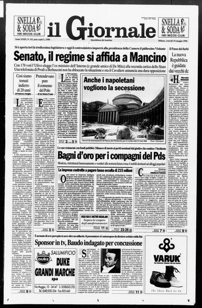 Il giornale : quotidiano del mattino